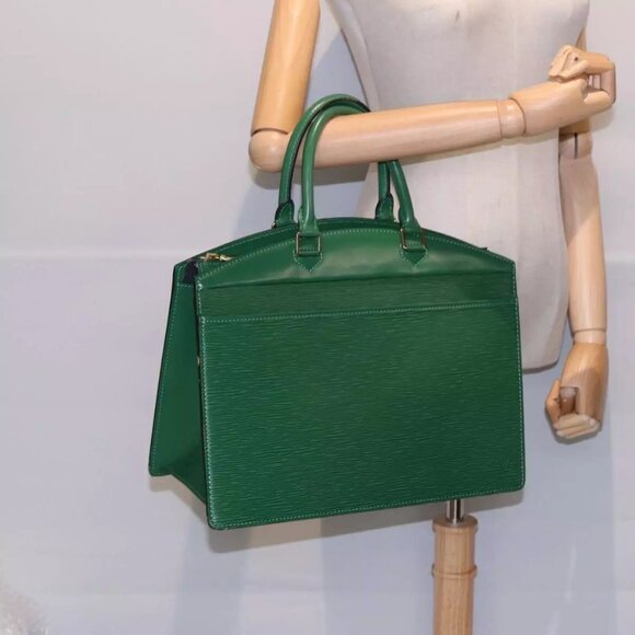 LOUIS VUITTON Epi Riviera Hand Bag Green M48184 LV Auth - Picture 1 of 16